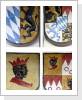 Wappen an Halbsäulen im Münster St.Zeno Wappen an Halbsäulen im Münster St.Zeno